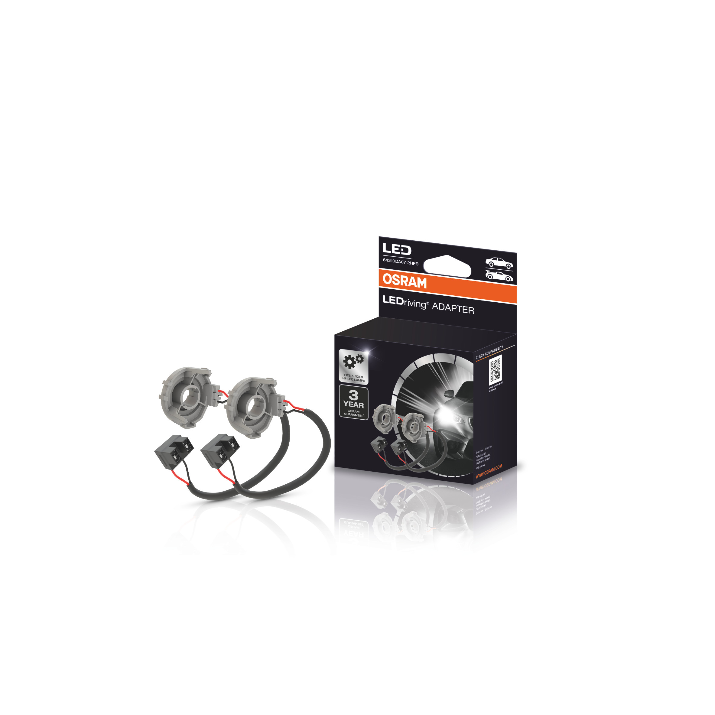 OSRAM Lampenfassung, Hauptscheinwerfer LEDriving ADAPTER 64210DA07 64210da07