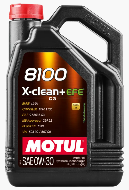 MOTUL Motoröl 8100 X-CLEAN+ EFE 0W-30 [5L] 111677 5l für Fiat VW