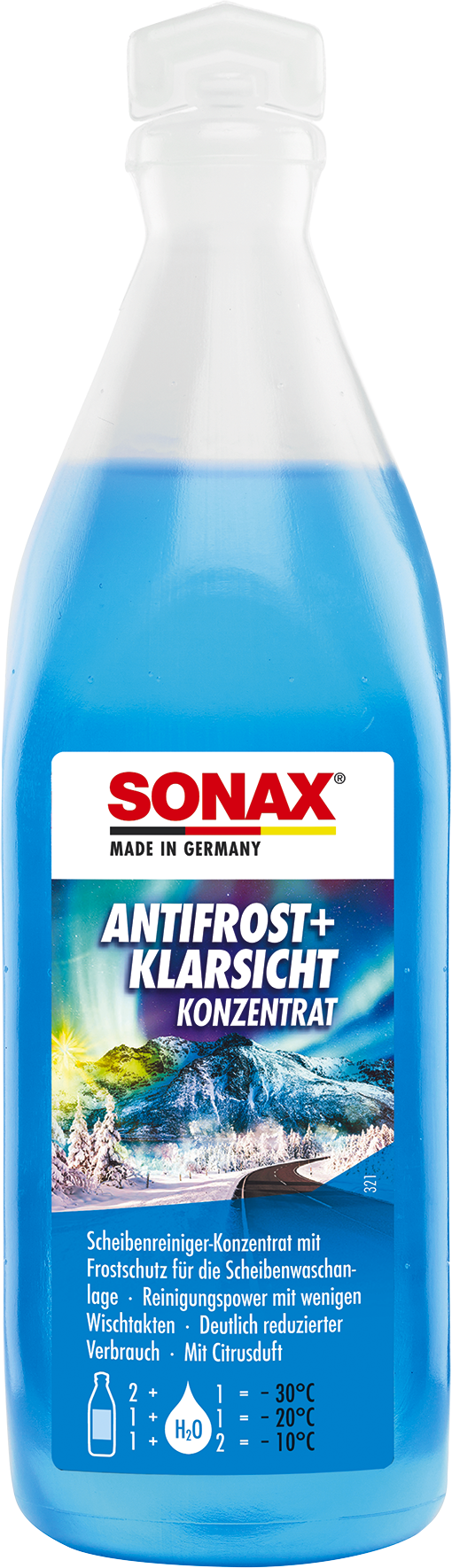 Sonax Frostschutz, Scheibenreinigungsanlage Antifrost+Klarsicht Konzentrat Citrus [250 Ml] 03321000 0.25L - Image 3