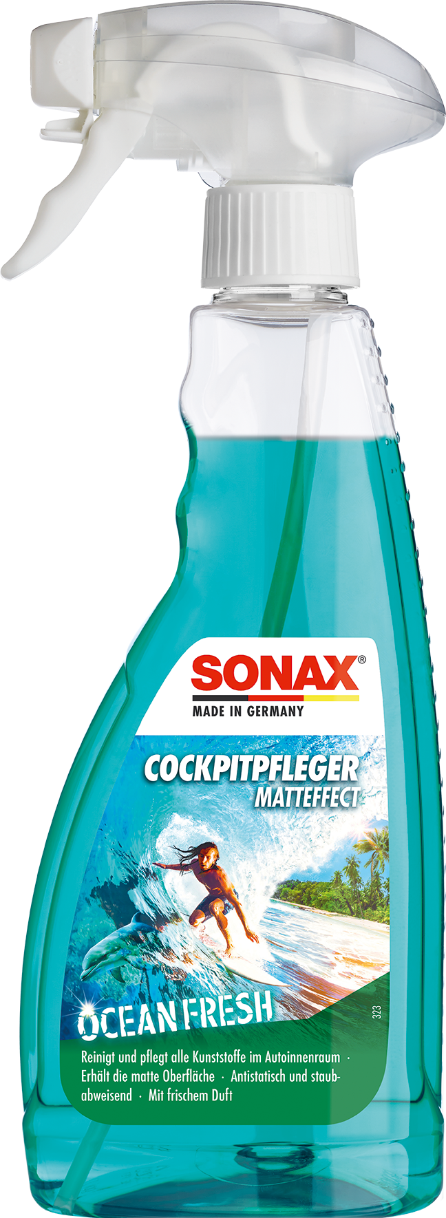 Sonax CockpitPfleger Matteffect Ocean-Fresh Auto Reiniger Pflege 2x500 ML - Image 3