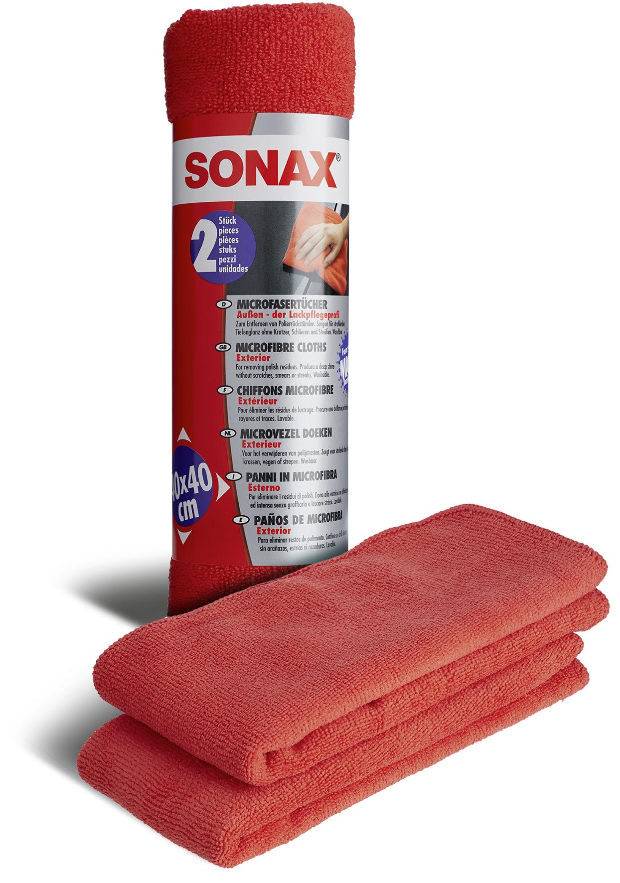 Sonax 6x 2 MicrofaserTücher Außen - der Lackpflegeprofi [Hersteller-Nr. 04162410] - Image 5