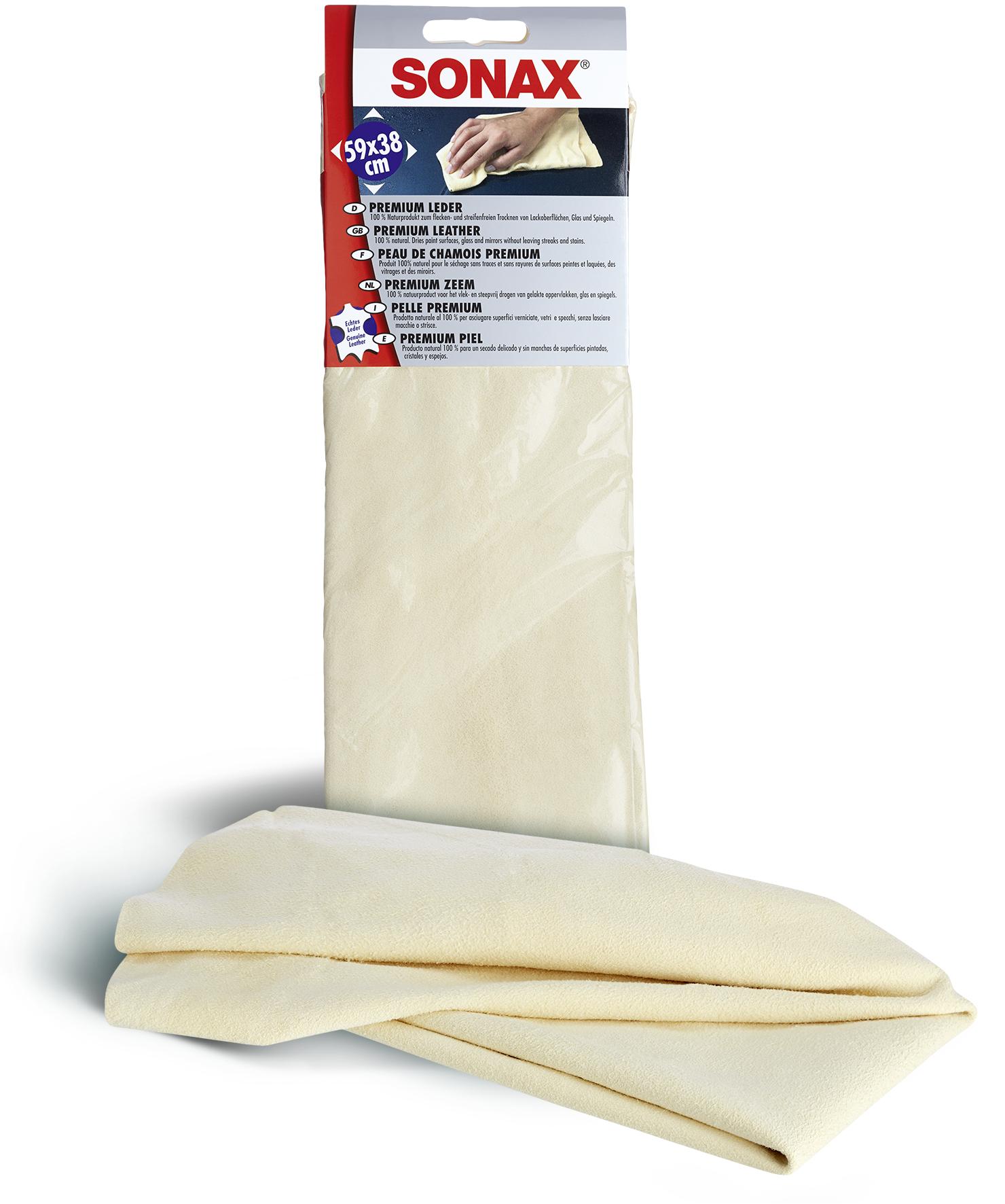 Sonax Gelb Fahrzeugreinigung Zubehör, Premium Autoleder 55 X 37 Cm - Image 7