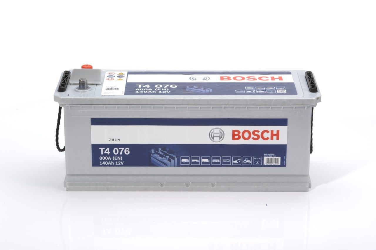 BOSCH Starterbatterie T4 12 V, 140 Ah, 800 A 0092t40760 12V 68Ah 800A für DAF Iveco Volvo MAN Mercedes