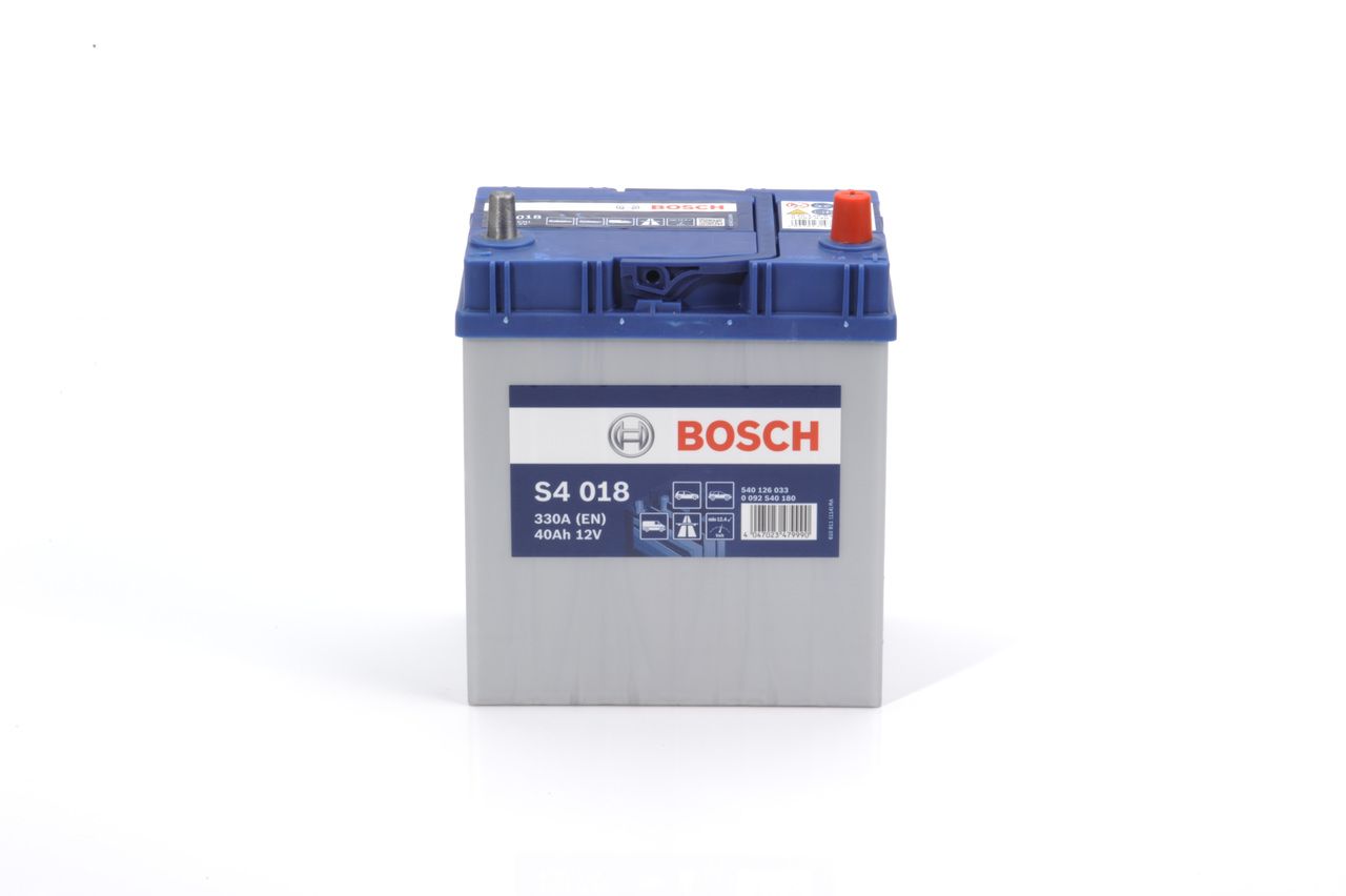 BOSCH Starterbatterie S4 12 V, 40 Ah, 330 A 0092s40180 12V 68Ah 330A für CHEVROLET HYUNDAI Citroën TOYOTA HONDA MAZDA Subaru Suzuki
