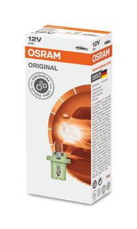 OSRAM Gl�hlampe, Instrumentenbeleuchtung "ORIGINAL", Art.-Nr. 2722MFX
