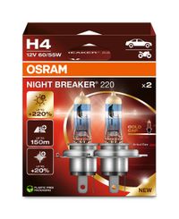 OSRAM Gl�hlampe, Fernscheinwerfer "NIGHT BREAKER� 220", Art.-Nr. 64193NB220-2HB