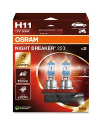 OSRAM Gl�hlampe, Abbiegescheinwerfer "NIGHT BREAKER� 220", Art.-Nr. 64211NB220-2HB