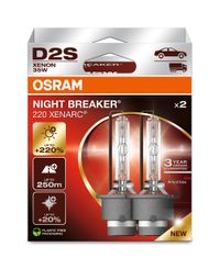 OSRAM Gl�hlampe, Fernscheinwerfer "XENARC� NIGHT BREAKER� LASER", Art.-Nr. 66240XN2-2HB