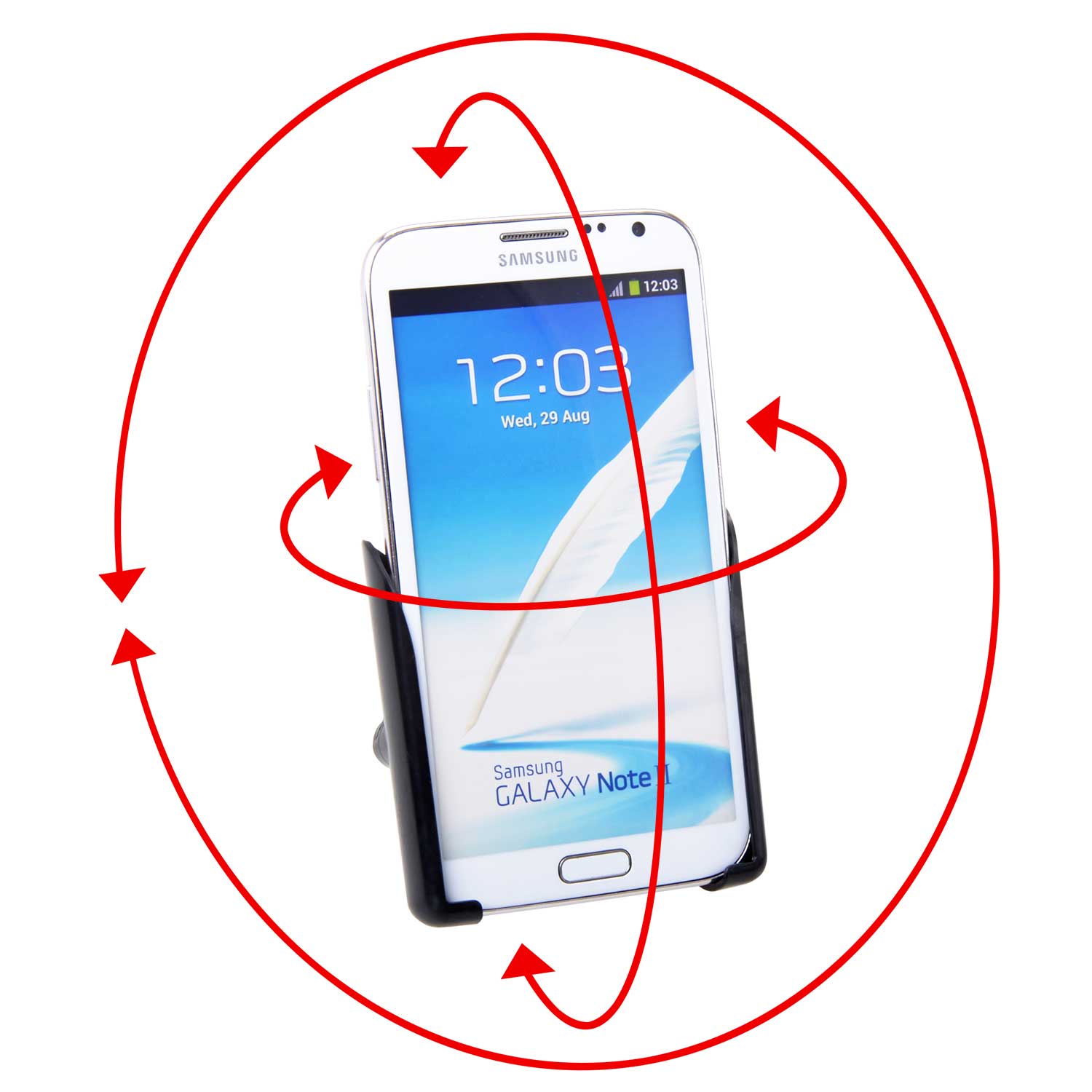 FILMER Telefon-/PDA-Halter Smartphone-Halter Lüftungsgitter 37373