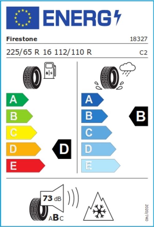 FIRESTONE 225/65R16 112/110R - Vanhawk 2 Winter