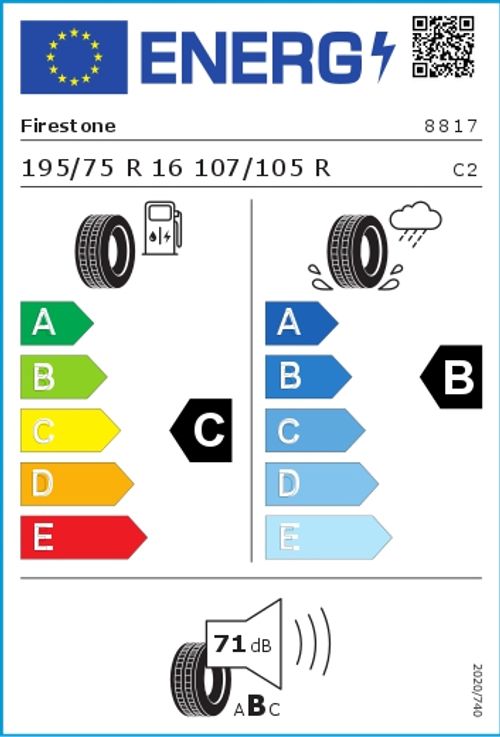 FIRESTONE 195/75R16 107/105R - Vanhawk 2