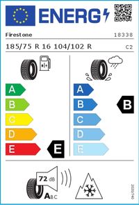 Firestone Winterreifen "185/75R16 104/102R - Vanhawk 2 Winter", Art.-Nr. 18338