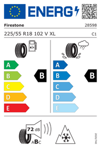 Firestone Ganzjahresreifen "[Firestone] 225/55R18 102V - Multiseason GEN02", Art.-Nr. 28598