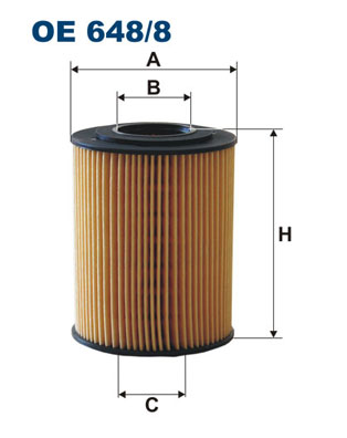 Filtron Ölfilter Oe 648/8 Filtereinsatz 92Mm Für Opel Gm Isuzu - Bild 6