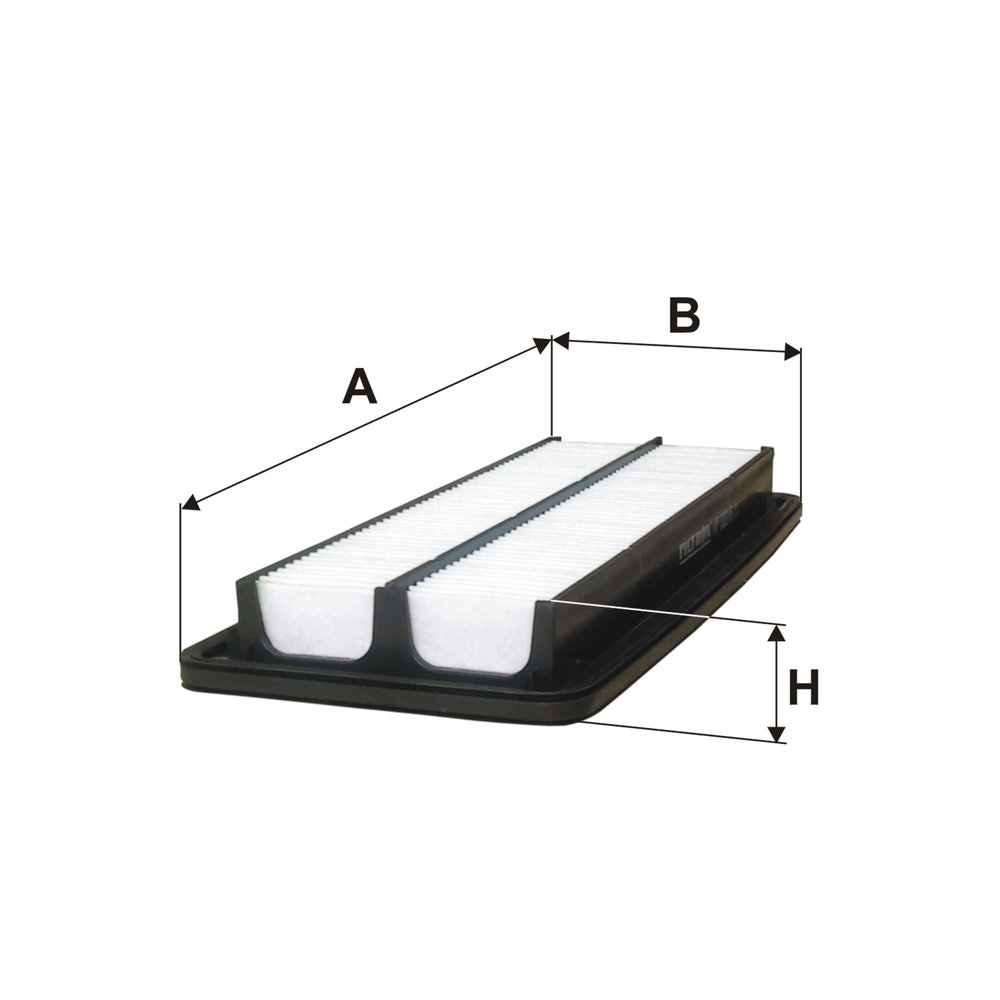 Für FILTRON AP 102/6 Air filter AP 102/6 Air filter (Cartridge) fits: HONDA ACC - Bild 5