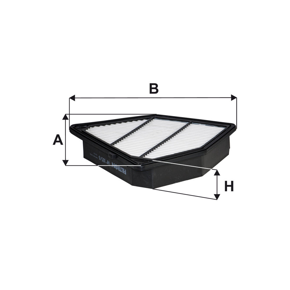 Für FILTRON AP 105/6 Air filter AP 105/6 Air filter (Cartridge) fits: HONDA CR- - Bild 6