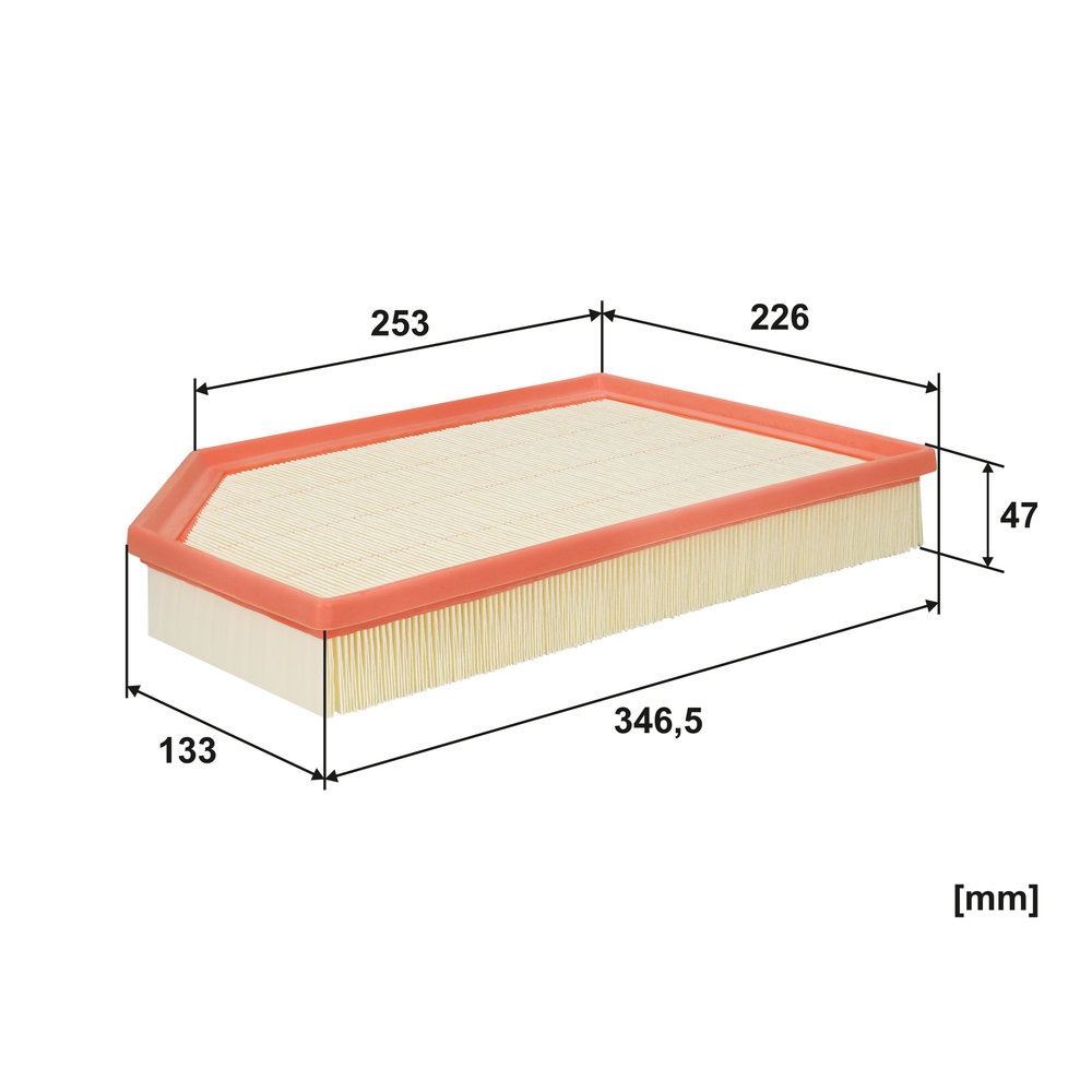 Für FILTRON AP 165/9 Air filter AP 165/9 Air filter (Cartridge) fits: VOLVO S60 - Bild 6