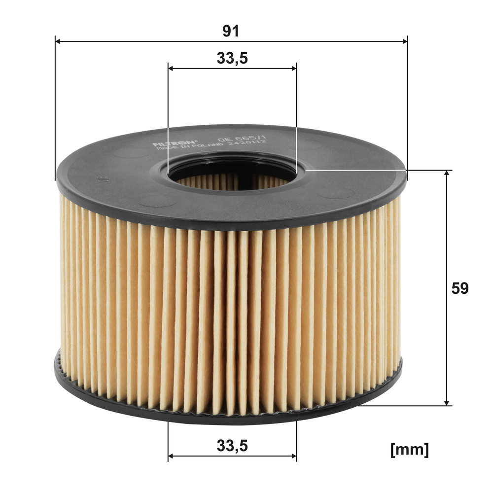 Filtron Ölfilter Oe665/1 Größe 34 Oe 665/1 - Bild 4