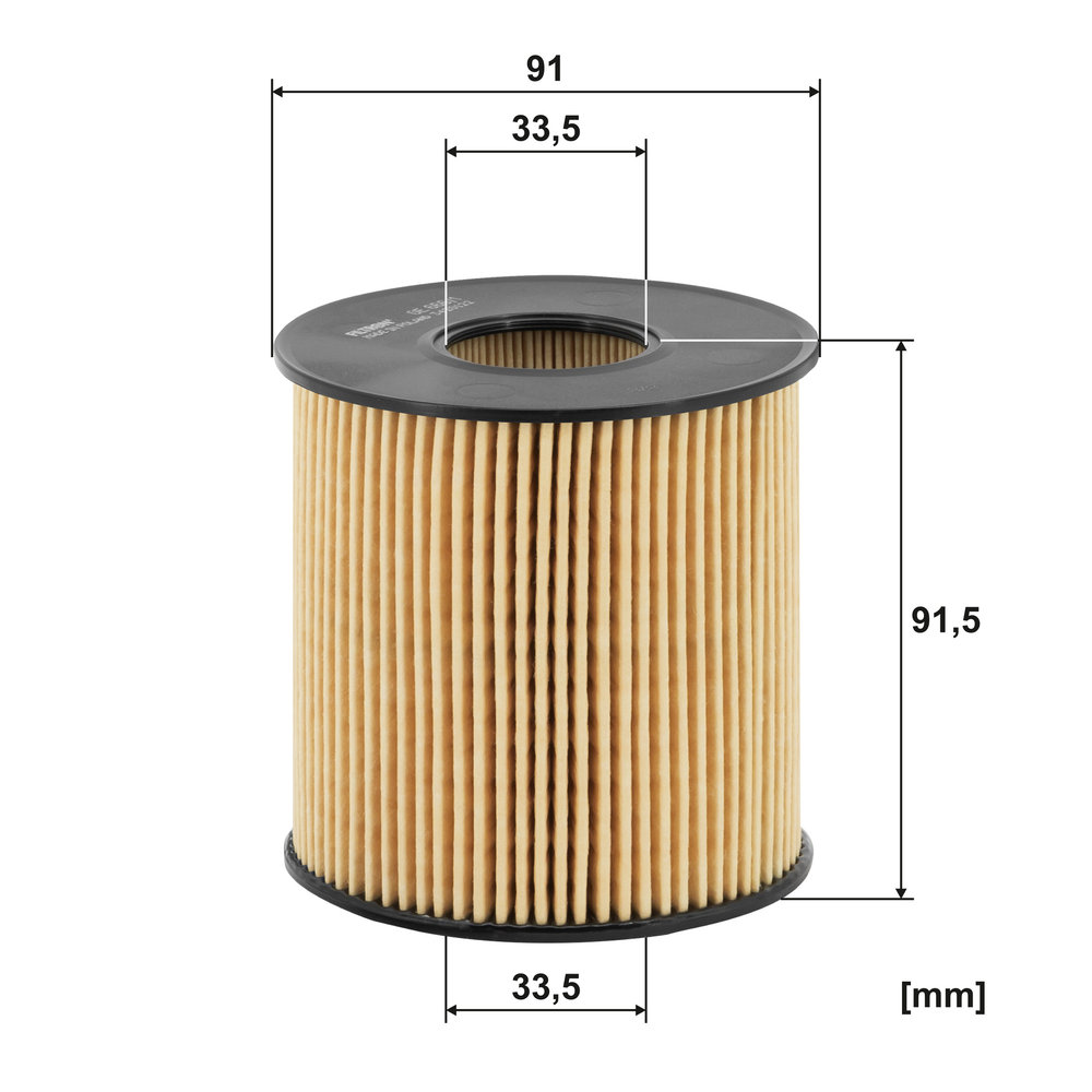 Filtron Ölfilter Oe6661 Filtereinsatz 92Mm Für Opel Gm Nissan Renault