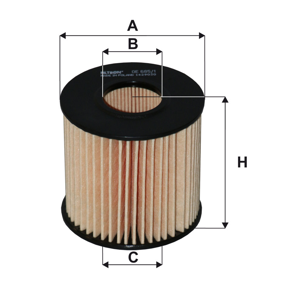 Für FILTRON OE 685/1 OIL FILTER - Bild 6