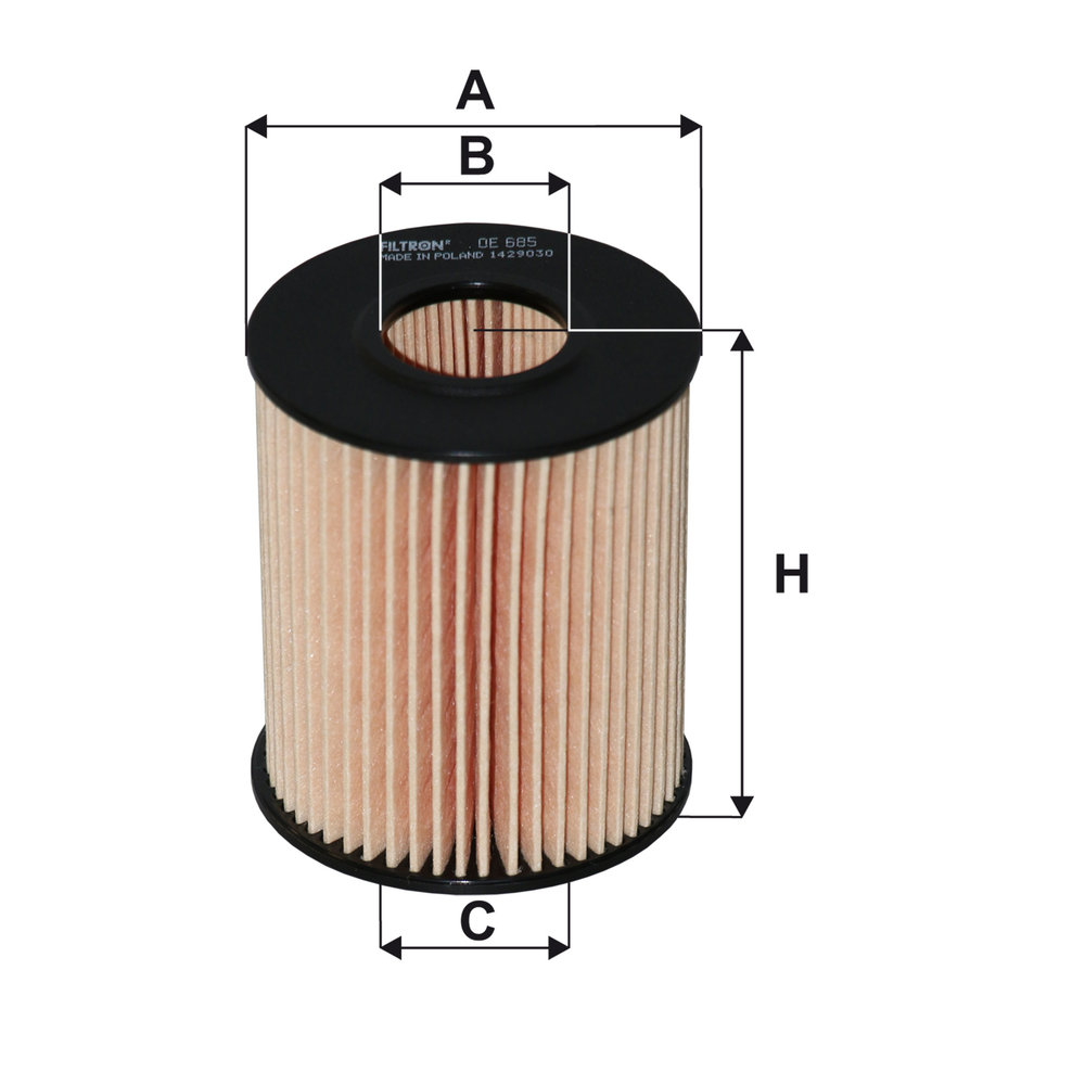 Für FILTRON OE 685 OIL FILTER - Bild 6