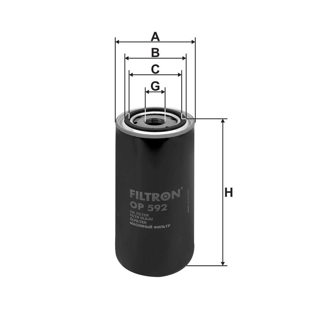 FILTRON OP592 Ölfilter Motorölfilter für Aston martin - Bild 7