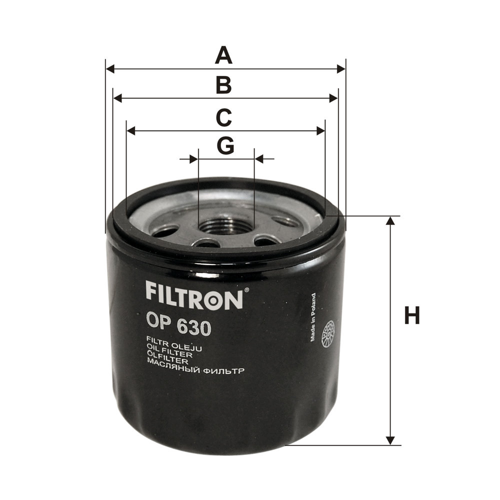 Filtron Ölfilter Op630 Op 630 - Bild 5