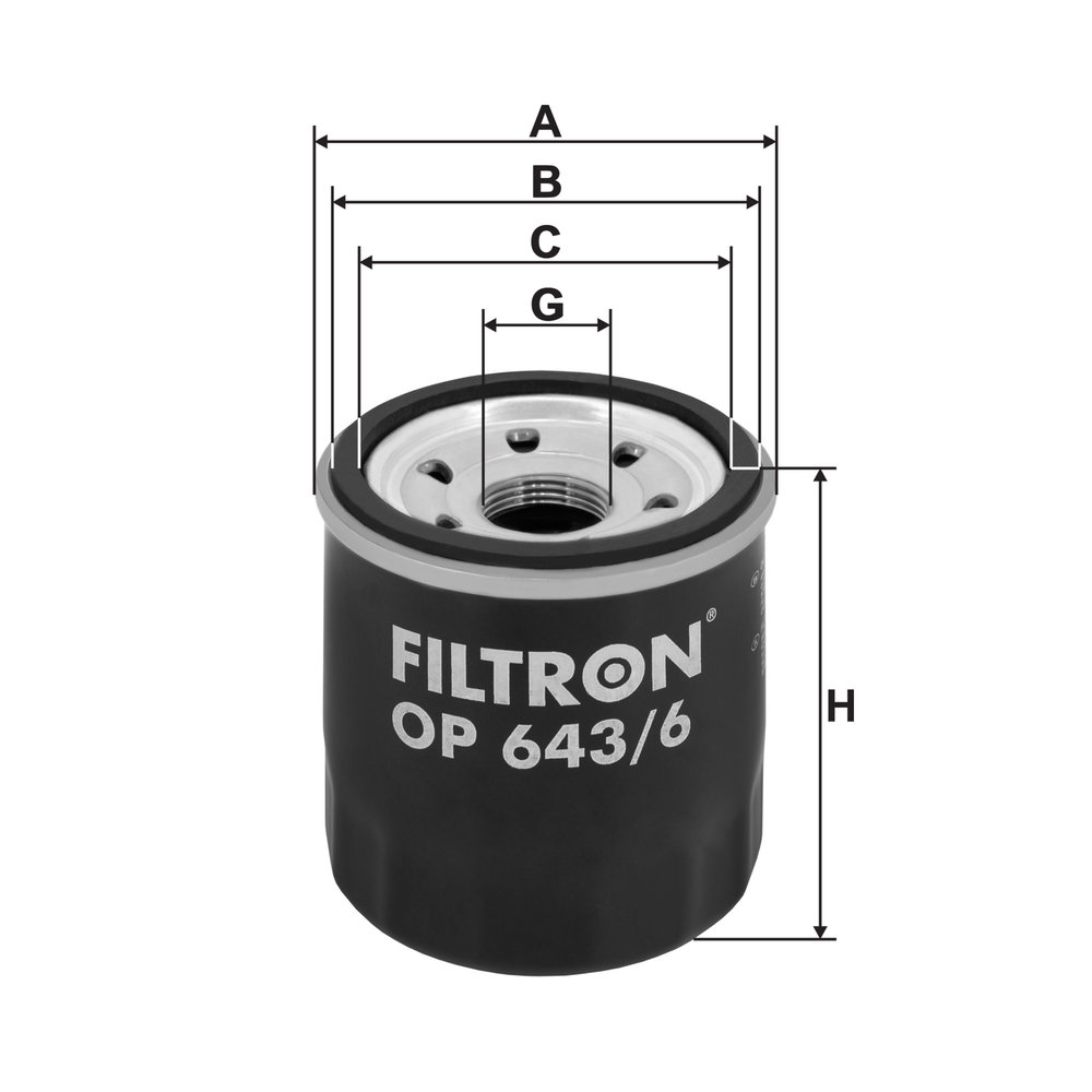 FILTRON OP643/6 Ölfilter Motorölfilter für Lada für Renault für Dacia - Bild 6