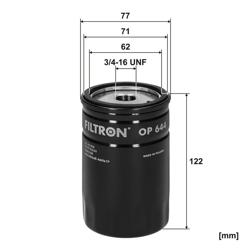 FILTRON OP644 Ölfilter Motorölfilter - Bild 5