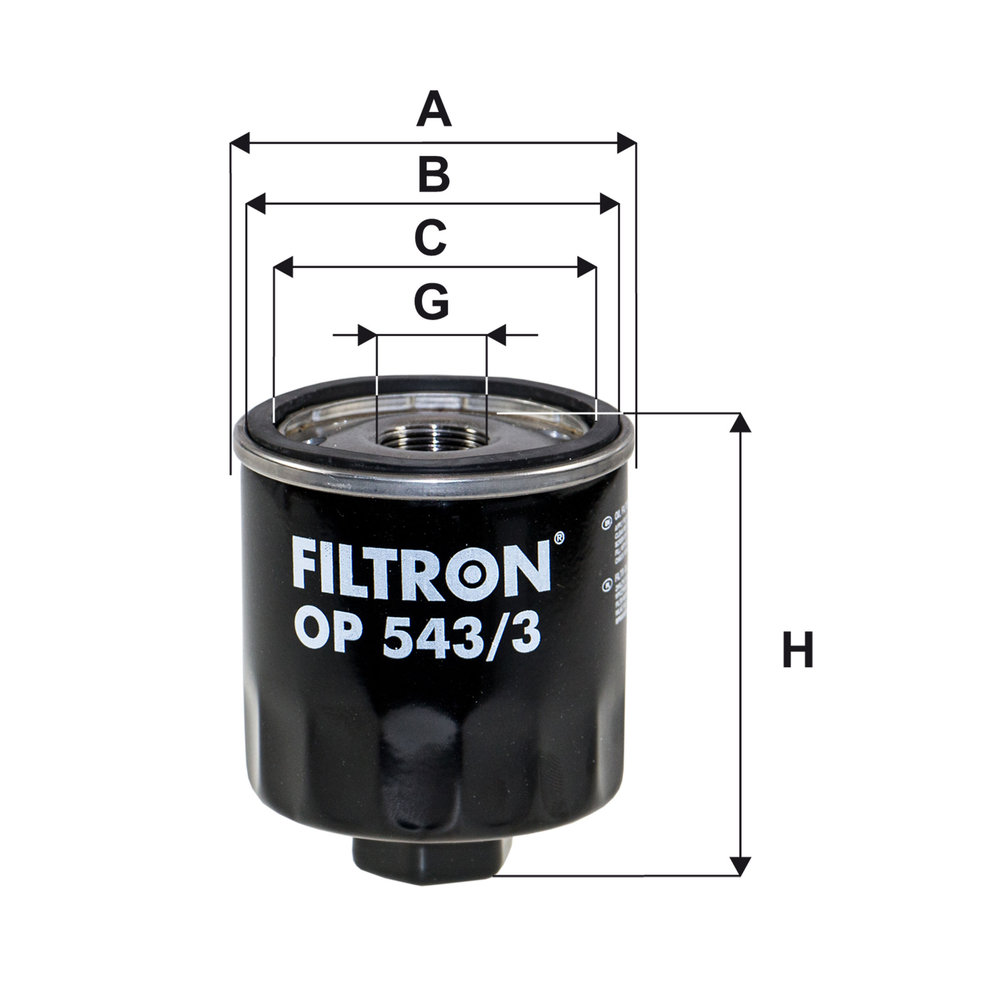 Filtron Ölfilter [Hersteller-Nr. OP543/3] für Ford - Bild 6