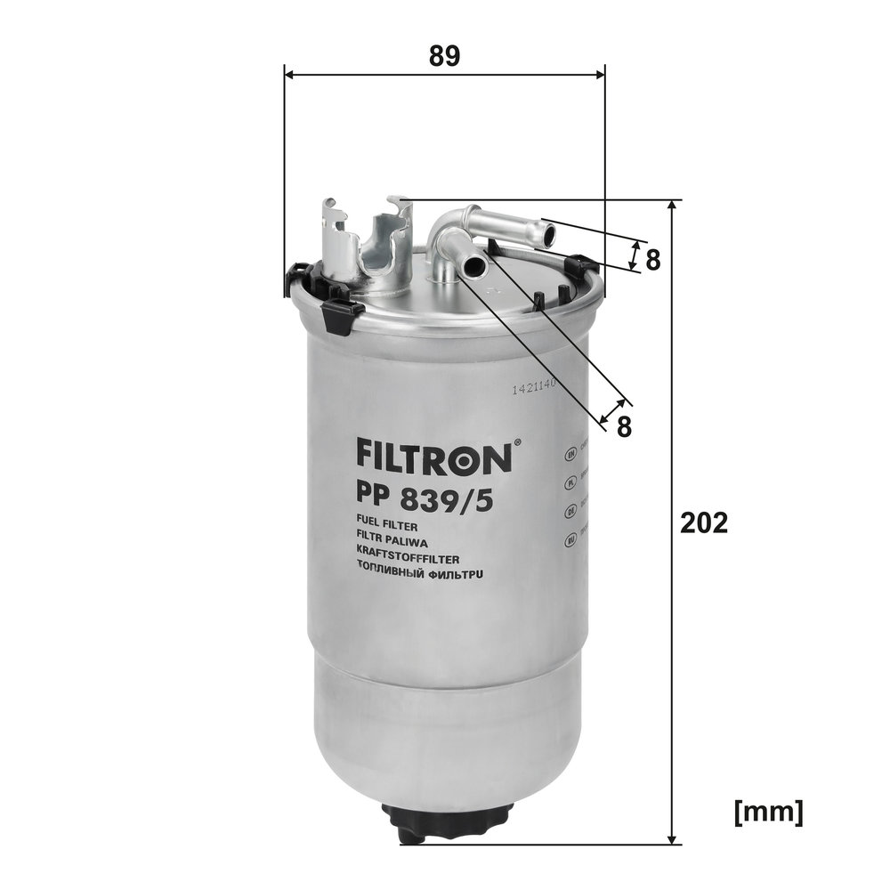 Für FILTRON FILTRY PP 839/5 FUEL FILTER - Bild 5