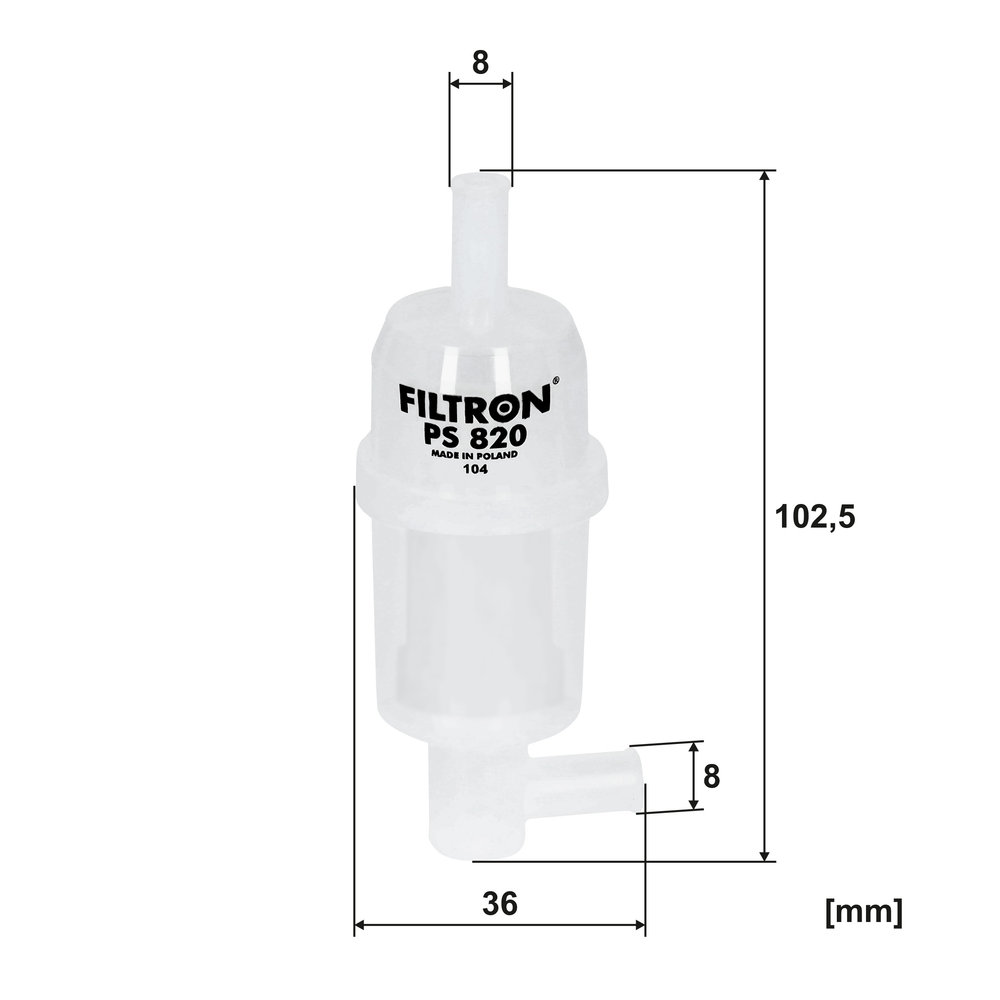 Filtron Kraftstofffilter Ps820 Größe 2 Ps 820 - Bild 6