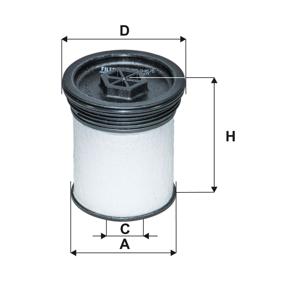 Filtron Kraftstofffilter [Hersteller-Nr. PE946/6] für Chevrolet, Chrysler, Vauxhall, Opel, Lancia, Jeep - Bild 5