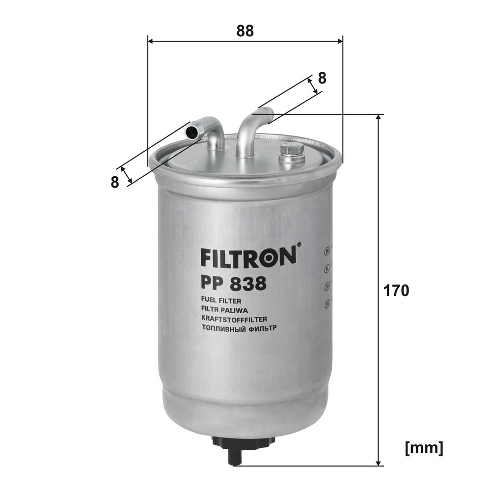 Filtron Kraftstofffilter Pp838 - Bild 5