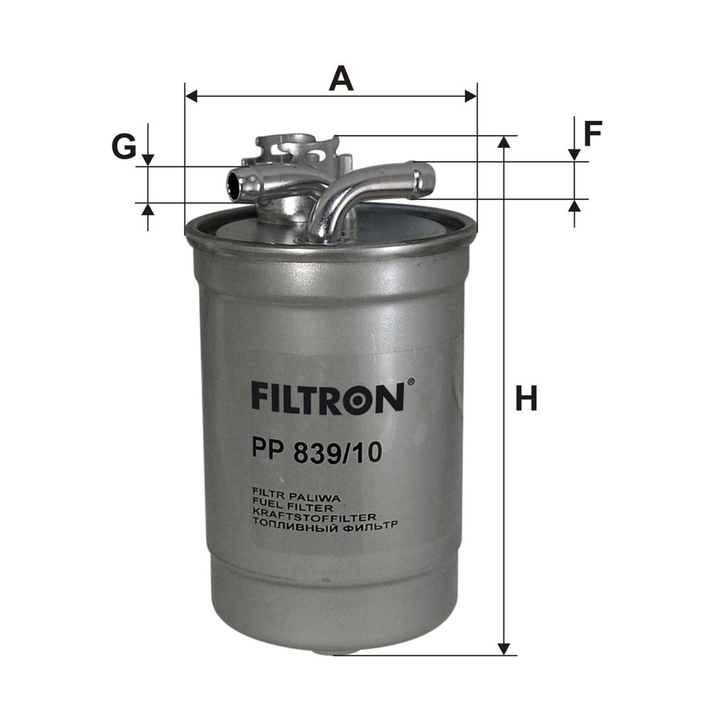 Für FILTRON PP 839/10 Fuel Filter PP 839/10 Fuel filter fits: AUDI A4 B7, A6 C6 - Bild 7
