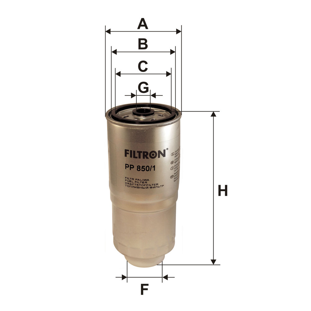 Für FILTRON FILTRY PP 850/1 FUEL FILTER - Bild 5
