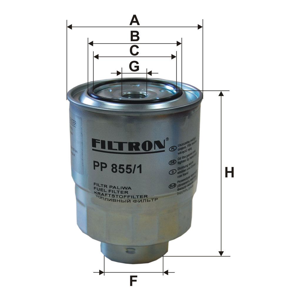 Für FILTRON FILTRY PP 855/1 FUEL FILTER - Bild 6