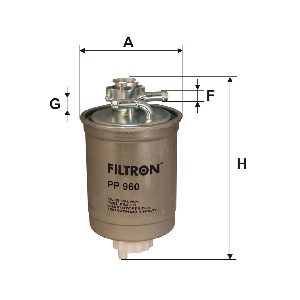 FILTRON PP960 Kraftstofffilter Kraftstoffilter für Seat für VW - Bild 5