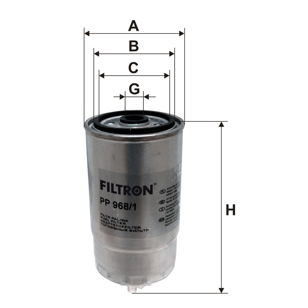 Für FILTRON PP 968/1 FUEL FILTER - Bild 5