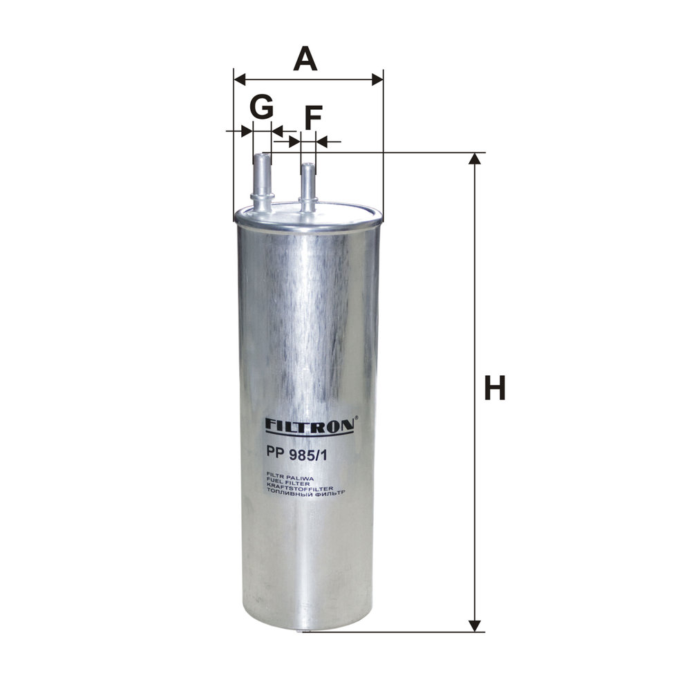 Kraftstofffilter Leitungsfilter PP 985/1 FILTRON für VW MULTIVAN T5 - Bild 6