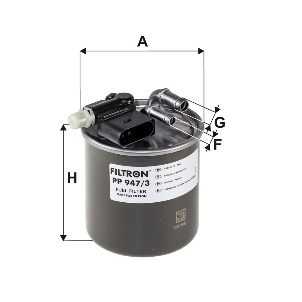 Für FILTRON PP 947/3 FUEL FILTER - Bild 6