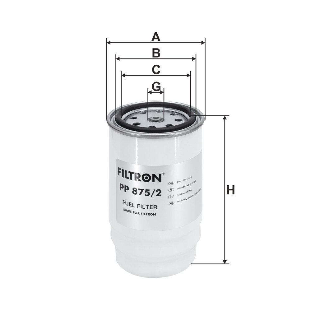Für FILTRON PP 875/2 FUEL FILTER - Bild 6