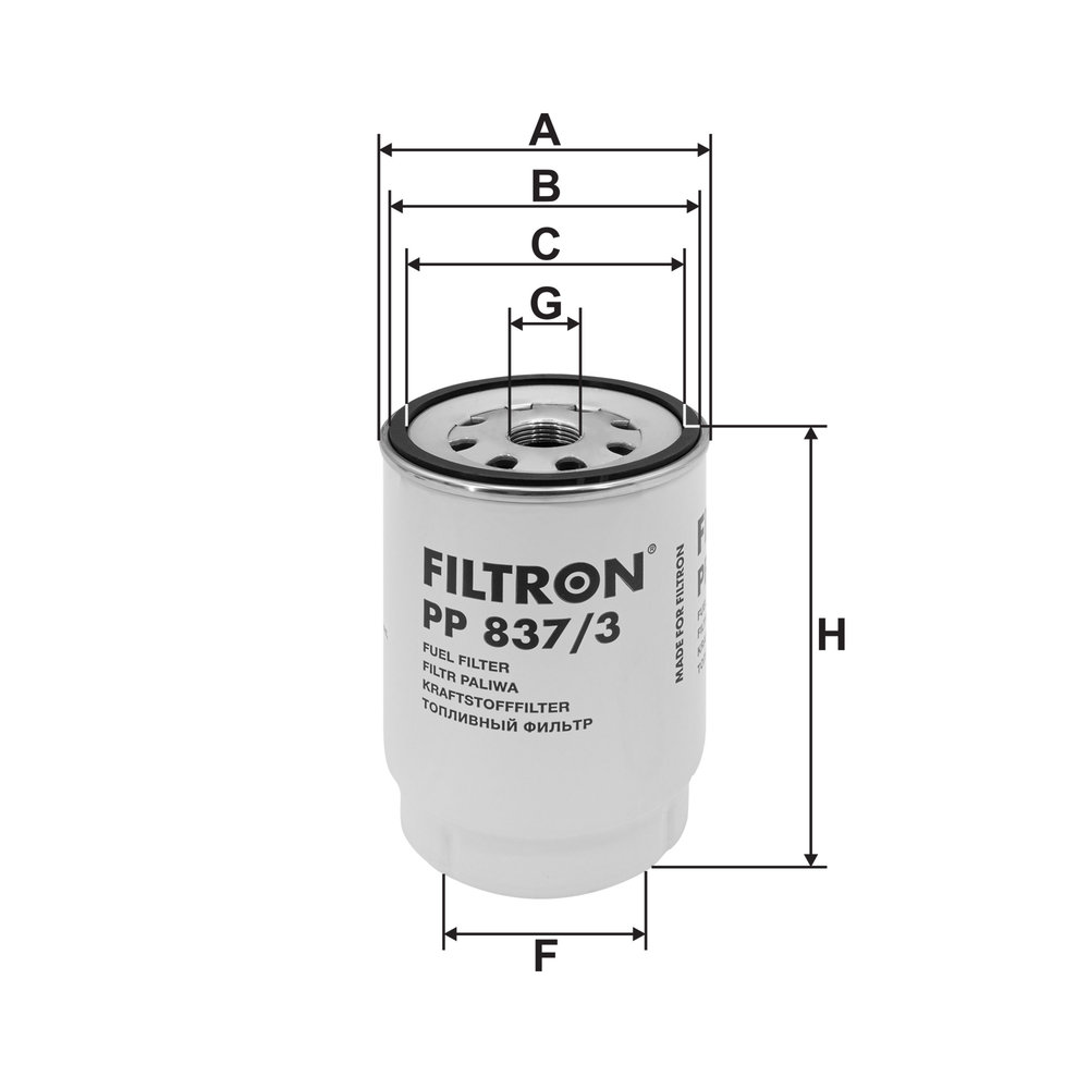 Filtron Kraftstofffilter Pp 837/3 - Bild 5