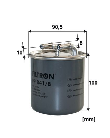 Für FILTRON PP 841/8 Fuel Filter PP 841/8 Fuel filter fits: MERCEDES A (W169), - Bild 6