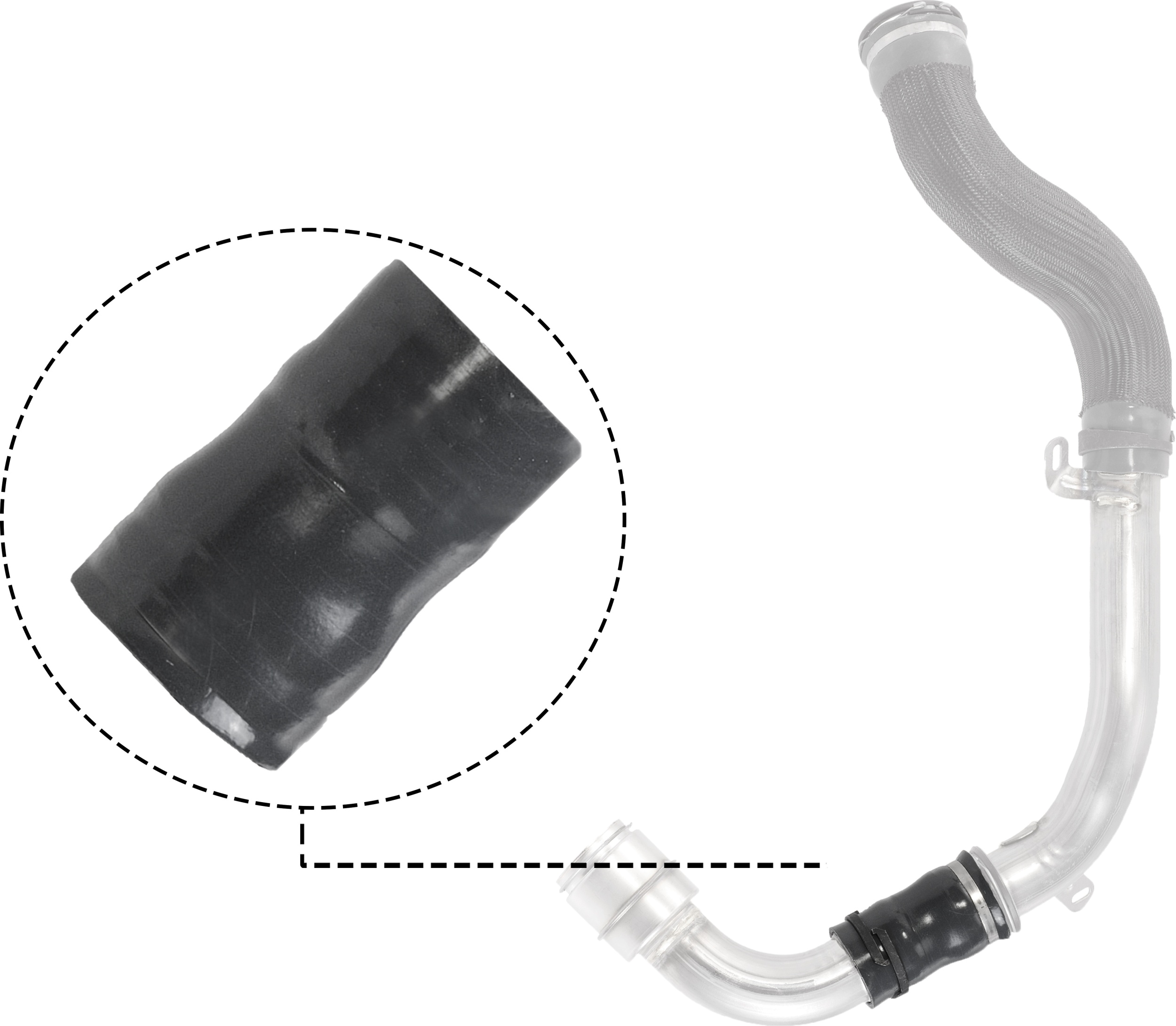 Für GATES 09-1298 INTERCOOLER HOSE - Bild 7