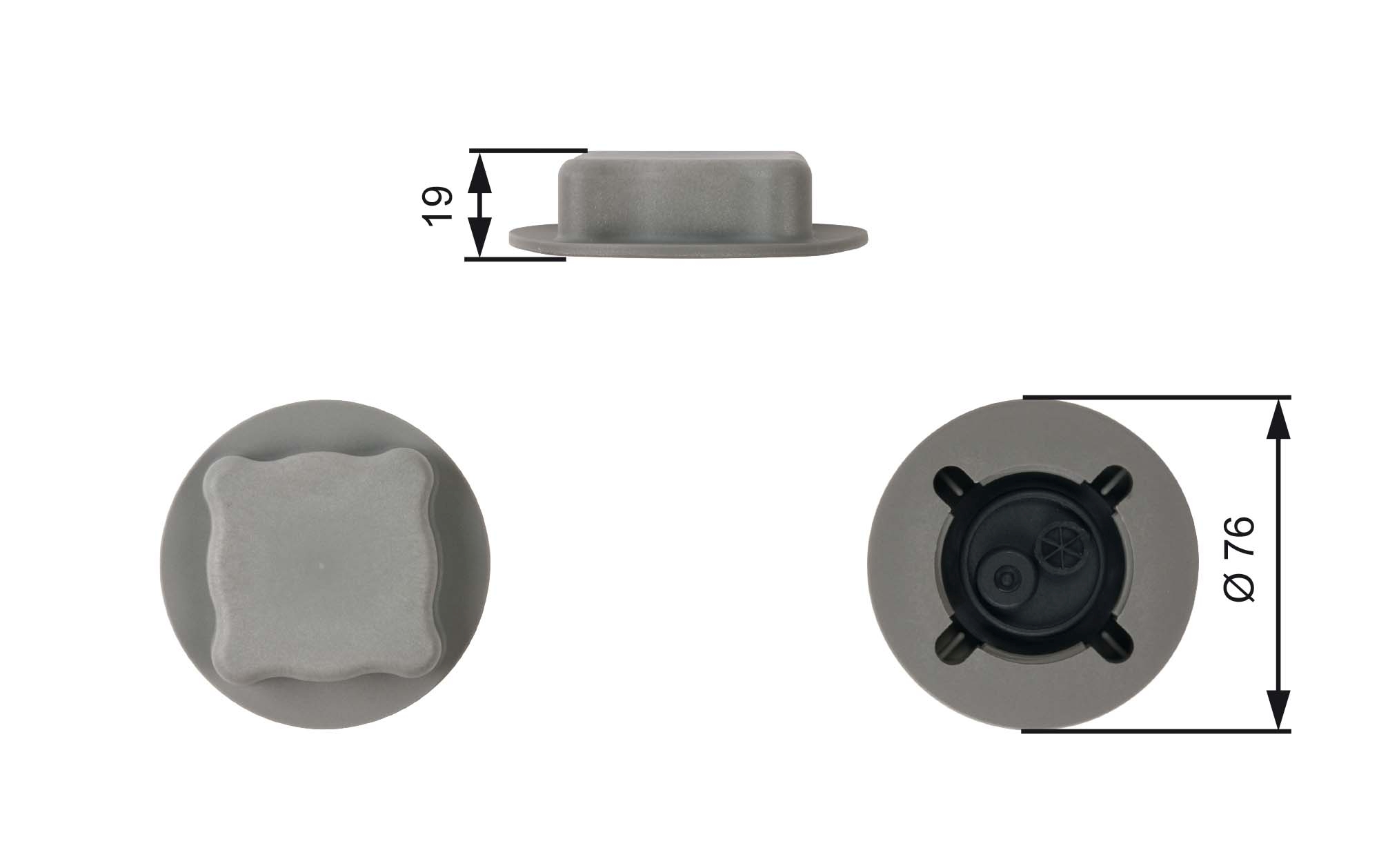 GATES Verschlussdeckel, Kühlmittelbehälter rc206 für Volvo