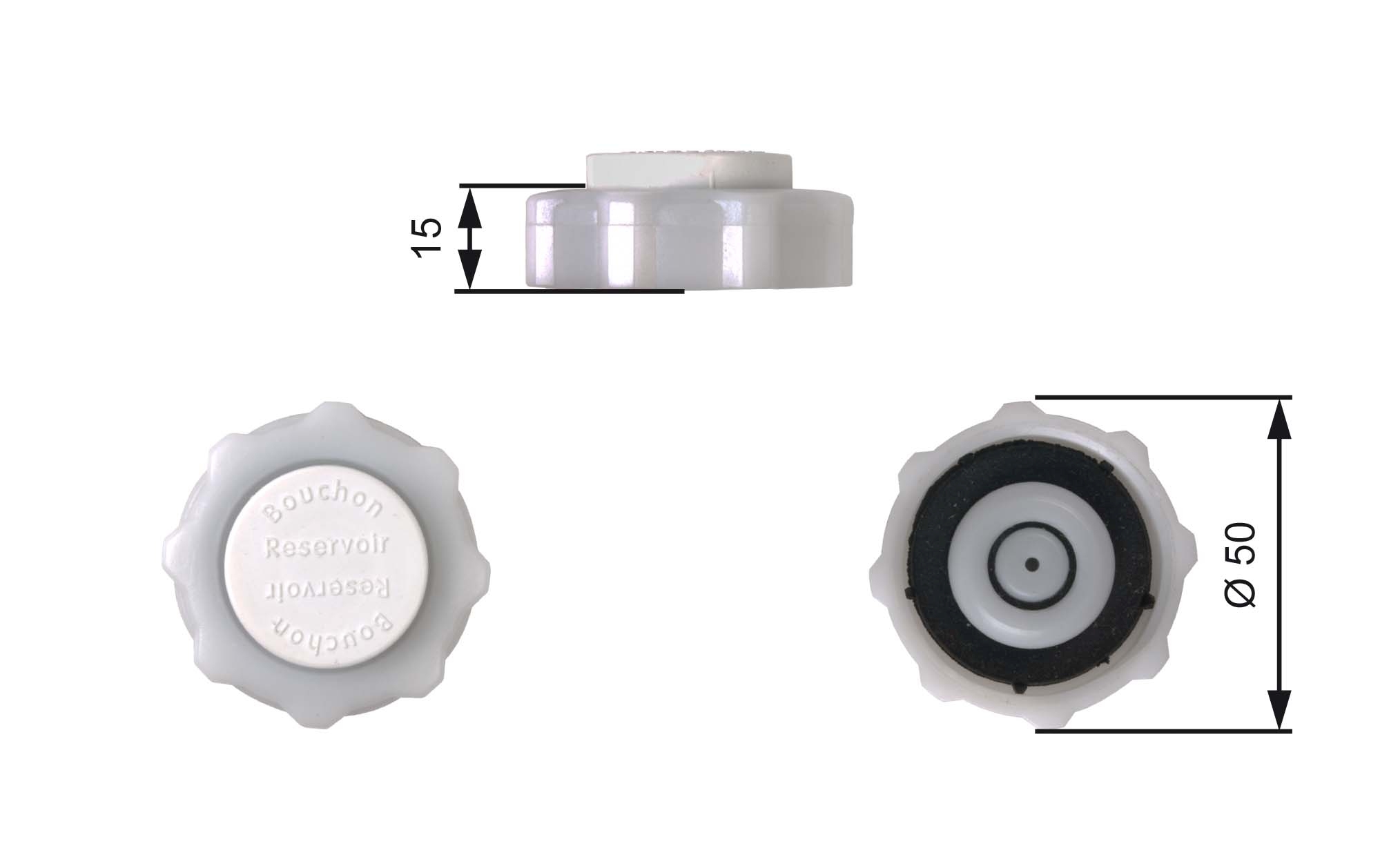 GATES Verschlussdeckel, Kühlmittelbehälter rc226 für RENAULT TRUCKS
