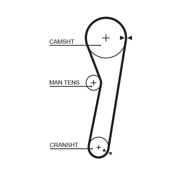 GATES Zahnriemen PowerGrip® 5365 für DAIHATSU