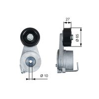 GATES Riemenspanner, Keilrippenriemen "DriveAlign", Art.-Nr. T39275