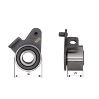 GATES Spannrolle, Zahnriemen "PowerGrip", Art.-Nr. T41081